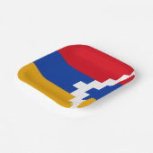 ナゴルノ・カラバフ国旗 ペーパープレート (傾斜あり)