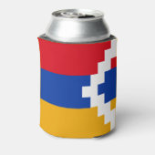 ナゴルノ・カラバフ国旗 缶クーラー (缶裏面)