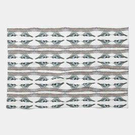 ナサッチホワイトブルーキッチンタオル キッチンタオル