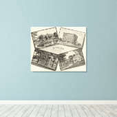 ナサニエル白人記念ページ キャンバスプリント (インサイチュ (ウッドフロア))