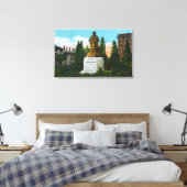 ナサニエル・ホーソーン像ビュー キャンバスプリント (インサイチュ (寝室))