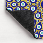 ナザリアイ – ターキッシュアイチャームオン金ゴールド マウスパッド (コーナー)