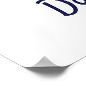 ナザリーブランド邪悪な目マンダラドリームキャッチャーin金ゴールドブルー ポスター (角)