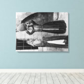 ナザレで水差しを持つクリスチャン・ガールズ キャンバスプリント (インサイチュ (ウッドフロア))