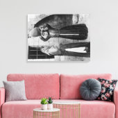 ナザレで水差しを持つクリスチャン・ガールズ キャンバスプリント (インサイチュ (リビング))