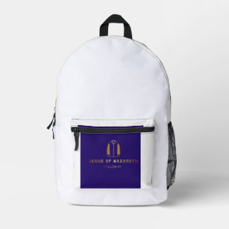 ナザレのイエス後を追キリスト プリントバックパック