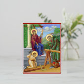 ナザレの家 箔シーズンポストカード (立ち正面)