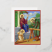 ナザレの家 箔シーズンポストカード (正面/裏面)