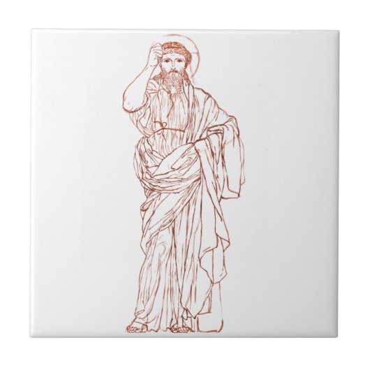 ナザレの神の子イエス・キリスト タイル (正面)