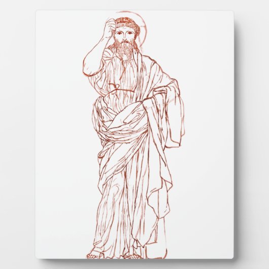 ナザレの神の子イエス・キリスト フォトプラーク (正面)