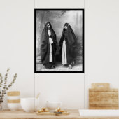 ナザレパレスティナ女性1920 ポスター (キッチン)