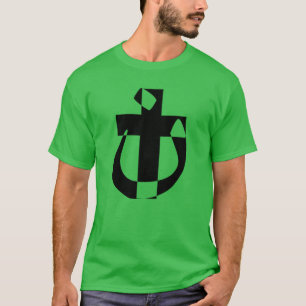 ナザレ派シンボル連帯キリスト教十字架 Tシャツ