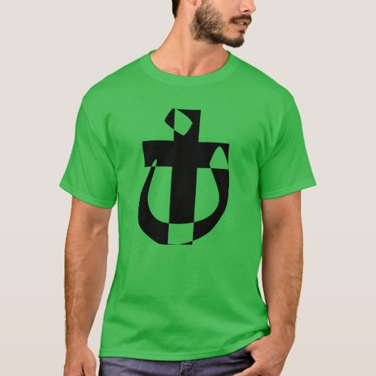 ナザレ派シンボル連帯キリスト教十字架 Tシャツ (正面)