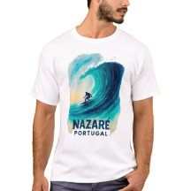 ナザレ ポルトガル ビッグウェーブ サーフィン Tシャツ – ヴィンテージ ウェア