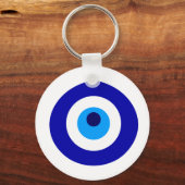 ナザールというトルコのアミュレット キーホルダー (正面)