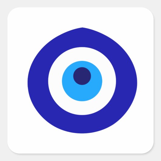 ナザールというトルコのアミュレット スクエアシール (正面)