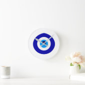 ナザールというトルコのアミュレット ラウンド壁時計 (ホーム)