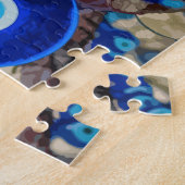 ナザールと木の飾水色 ジグソーパズル (側面)