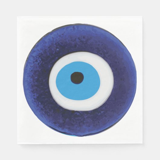 ナザールの邪悪な目の保護記号 スタンダードランチョンナプキン (正面)