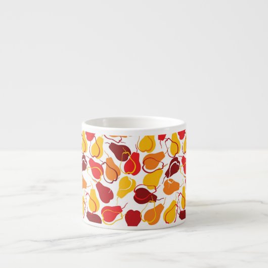 ナシが付いているパターン エスプレッソカップ (正面)