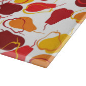 ナシが付いているパターン カッティングボード (角)