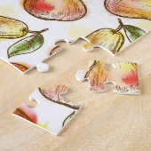 ナシが付いているパターン ジグソーパズル (側面)