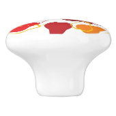 ナシが付いているパターン セラミックノブ (側面)