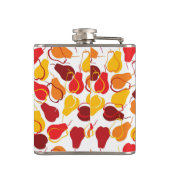 ナシが付いているパターン フラスク (裏面)