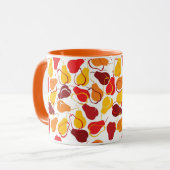 ナシが付いているパターン マグカップ (正面左)