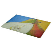 ナシのガラスまな板 カッティングボード (角)