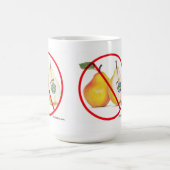 ナシのマグを持つジョーカー無し コーヒーマグカップ (中央)