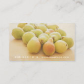 ナシの名刺 名刺 (裏面)