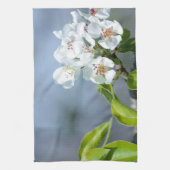 ナシの木が咲く キッチンタオル (縦)