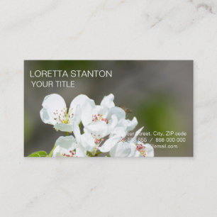 ナシの木が咲く 名刺