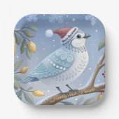 ナシの木に入った紙プレート ペーパープレート (正面)