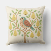 ナシの木に刺しゅうクリスマスパラトリッジ クッション (裏面)