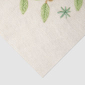 ナシの木に刺しゅうクリスマスパラトリッジ 薄葉紙 (詳細)