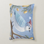 ナシの木のアクセント枕に入ったパトリッジ アクセントクッション (正面(垂直))