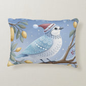 ナシの木のアクセント枕に入ったパトリッジ アクセントクッション (裏面)