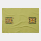 ナシの木のクリスマスの飾り キッチンタオル (横)