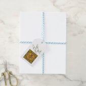 ナシの木のクリスマスの飾り ギフトタグ (より糸付き)