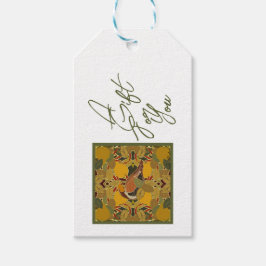 ナシの木のクリスマスの飾り ギフトタグ