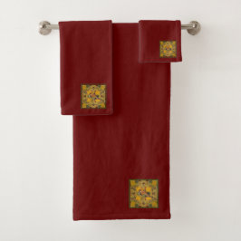 ナシの木のクリスマスの飾り バスタオルセット