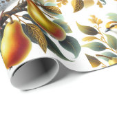 ナシの木のクリスマスの飾り ラッピングペーパー (ロールコーナー)