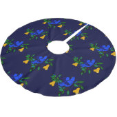 ナシの木のクリスマスツリースカートのパトリッジ ブラッシュドポリエステルツリースカート (アングル)