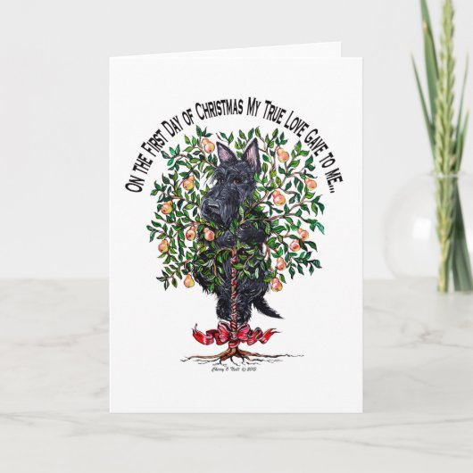 ナシの木のスコットランド シーズンカード (正面)