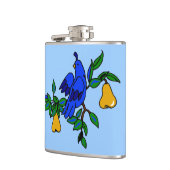 ナシの木のフラスコに入ったパトリッジ フラスク (左)