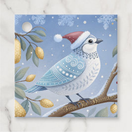 ナシの木のメッセージカード フェイバータグ