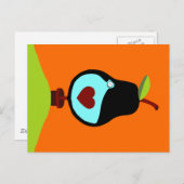 ナシの木の中のオウム ポストカード (正面/裏面)