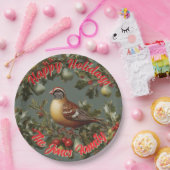 ナシの木の中のパトリッジ ペーパープレート (パーティー)